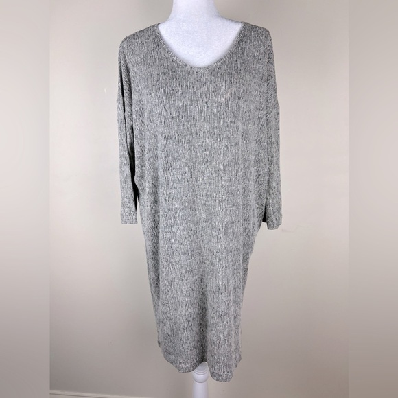 J. Jill Stretchy Comfy Linen Blend Lagenlook Pure Jill Shift Dress | M - Picture 1 of 11